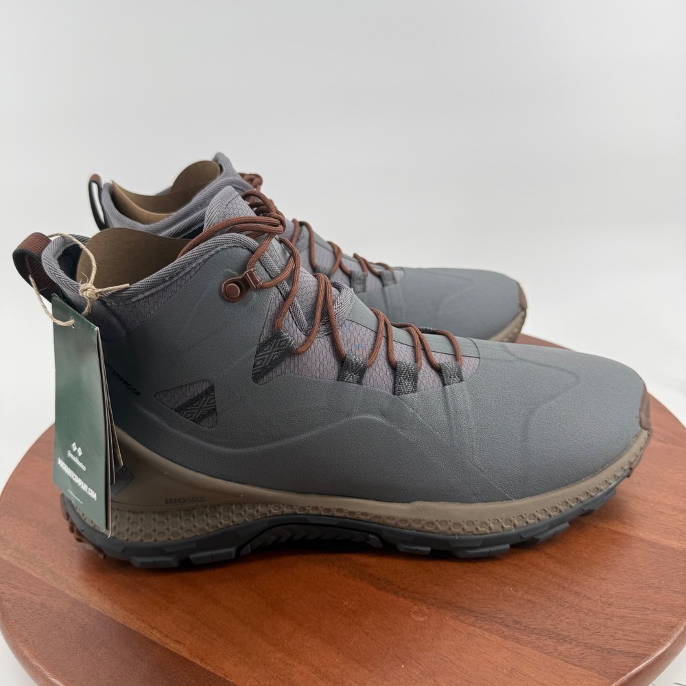 Muck Boot Outscape Max Lace Mens Gray Waterproof Hiking Boots MTLM100 Size 13